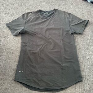 Men’s Crew Neck Short Sleeve T-Shirt — Charcoal Gray